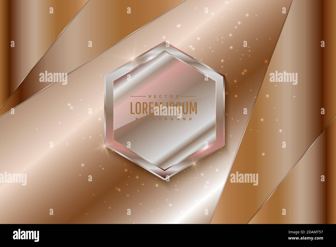 Luxus-Label glänzend background.Paper Art style.for Luxus-Banner, Dekoration, Feier, Holiday.Vector Illustration.EPS10 Stock Vektor