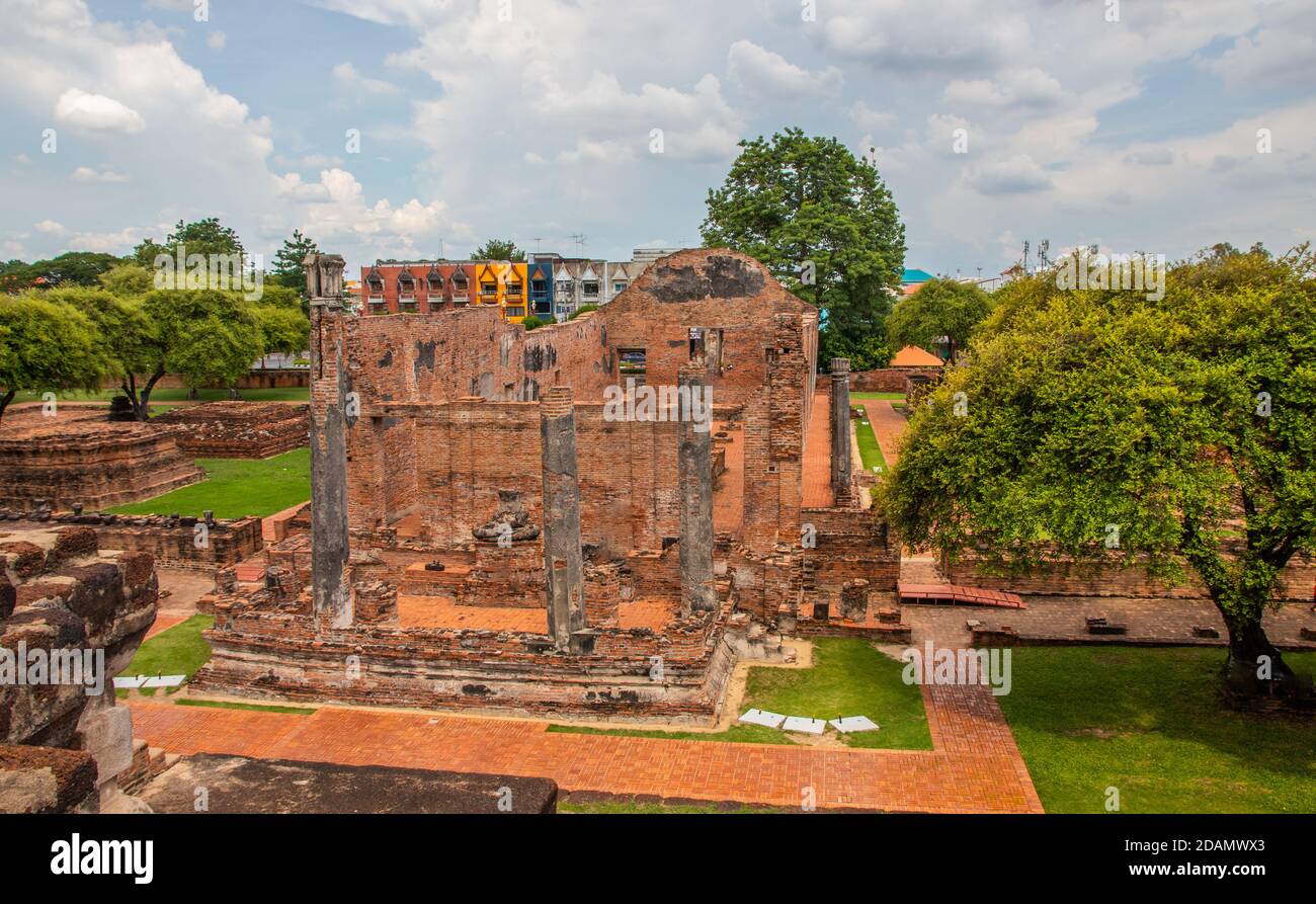 Wat Ratchaburana im Ayutthaya historischen Park Stockfoto