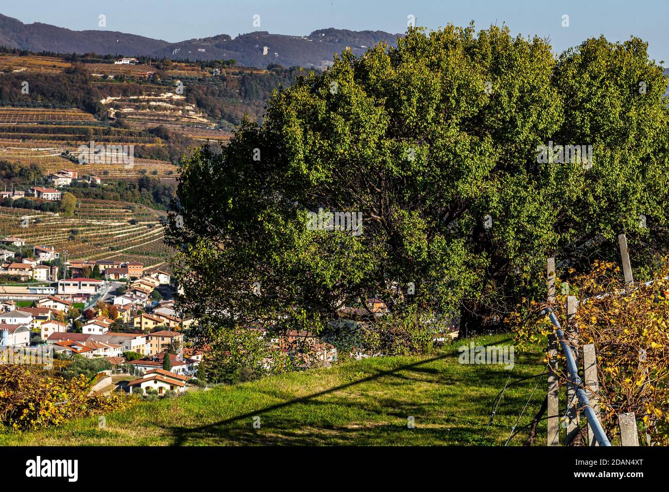Valgatara, einer der am meisten besiedelten Bezirke in der Gemeinde