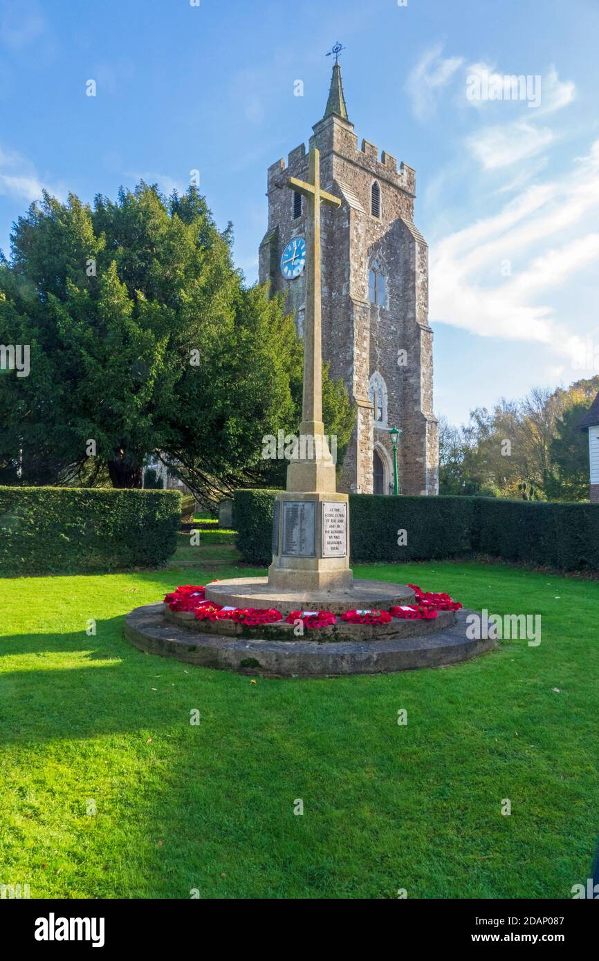 St Mary the Virgin Church, Rolvenden, Kent, Großbritannien Stockfoto