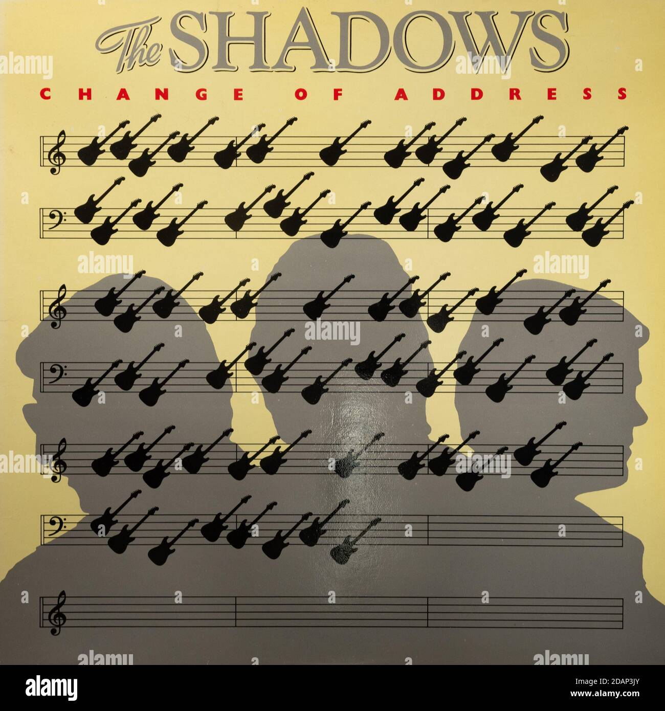 The Shadows, Change of Address, Vinyl LP Album Cover Stockfoto
