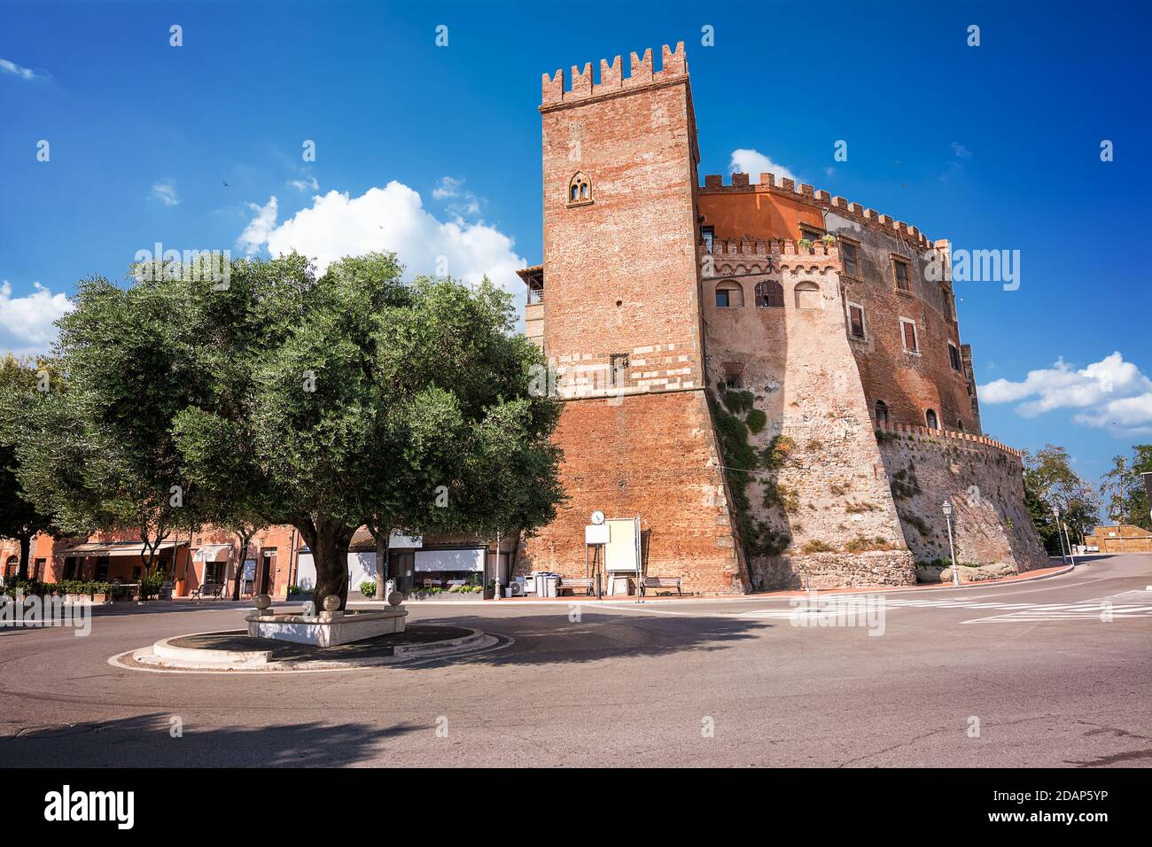 Montalto di Castro Castle (Italien) Stockfoto