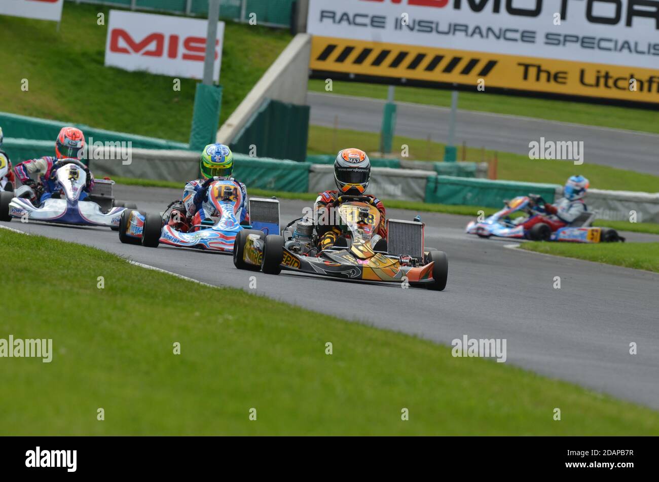 Max Verstappens internationale Kart-Karriere. Stockfoto