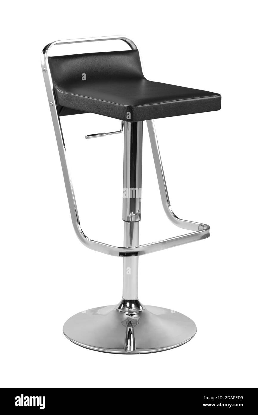 Küche Barstuhl auf weißem Hintergrund Stockfoto