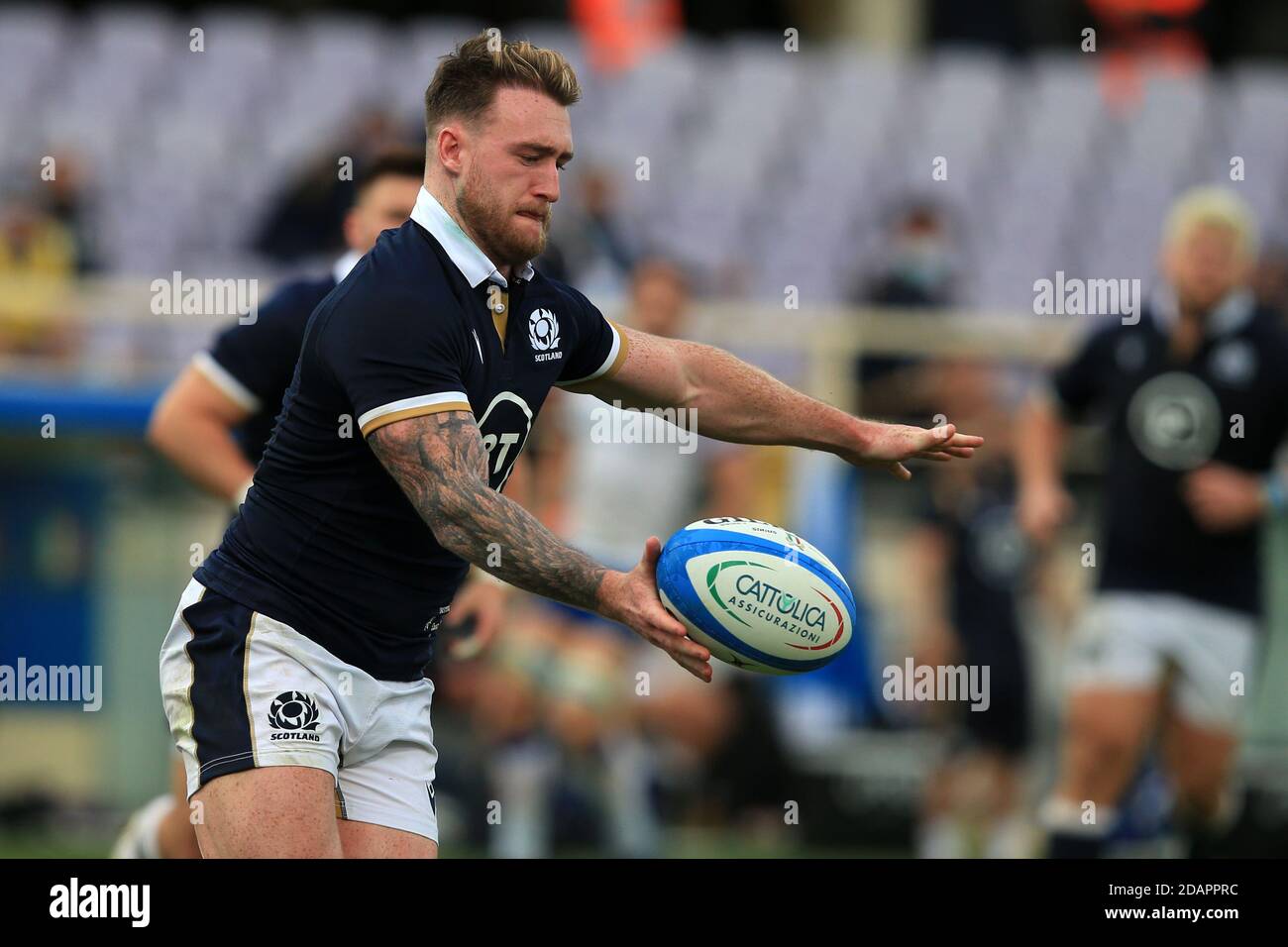 Florenz, Italien. November 2020. Schottland schlägt Italien in Florenz um 28-17 für die erste Runde des neuen Turniers namens Autumn Nations Cup. (Foto von Giuseppe Fama/Pacific Press) Quelle: Pacific Press Media Production Corp./Alamy Live News Stockfoto