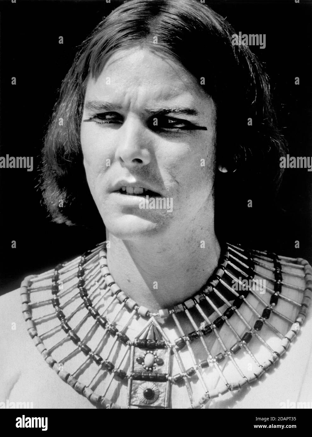 William Lancaster, Publicity Portrait for the TV Drama Series, 'moses, The Lawgiver', CBS-TV, 1975 Stockfoto