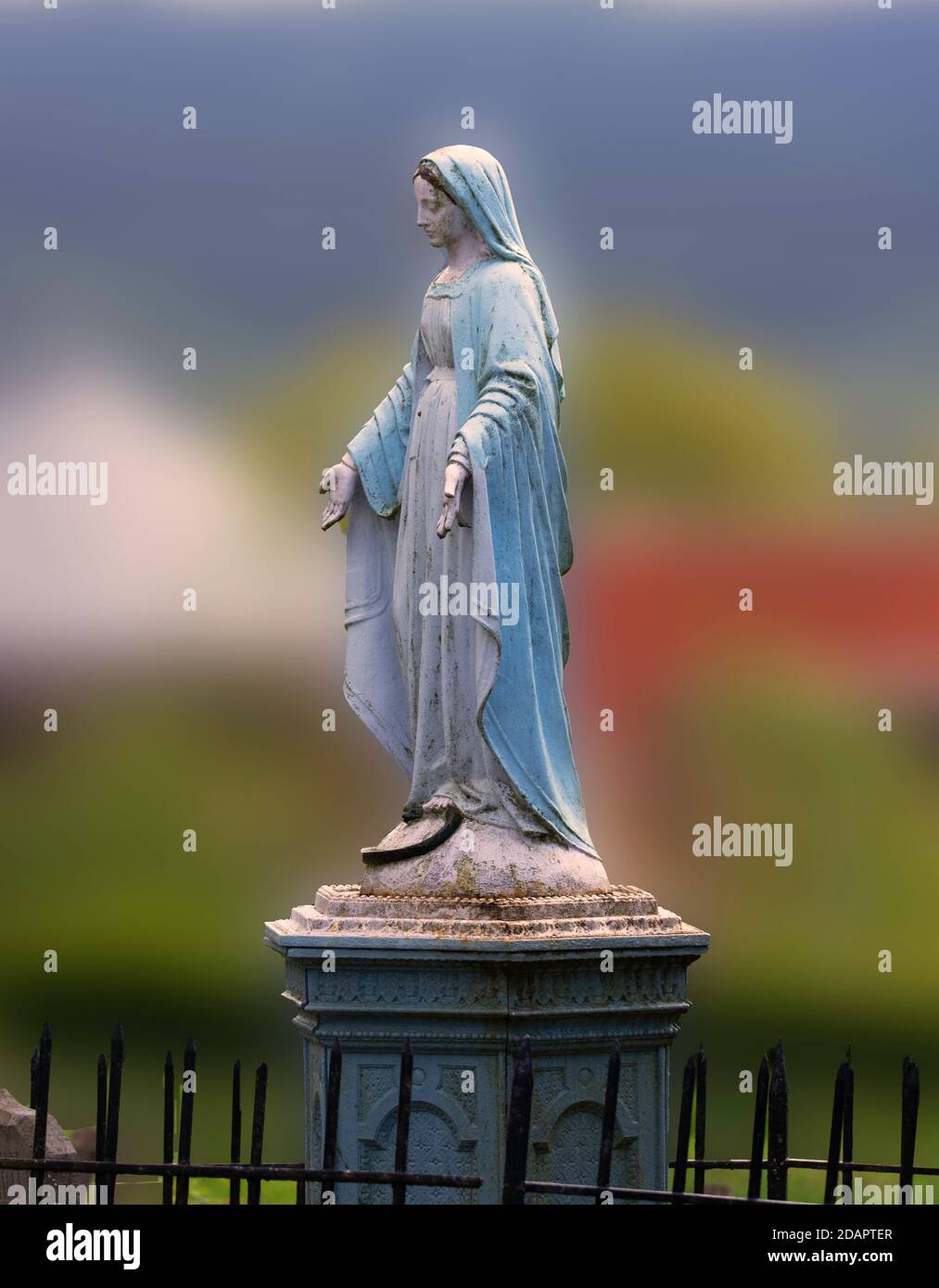 Statue de la Vierge Marie Stockfoto