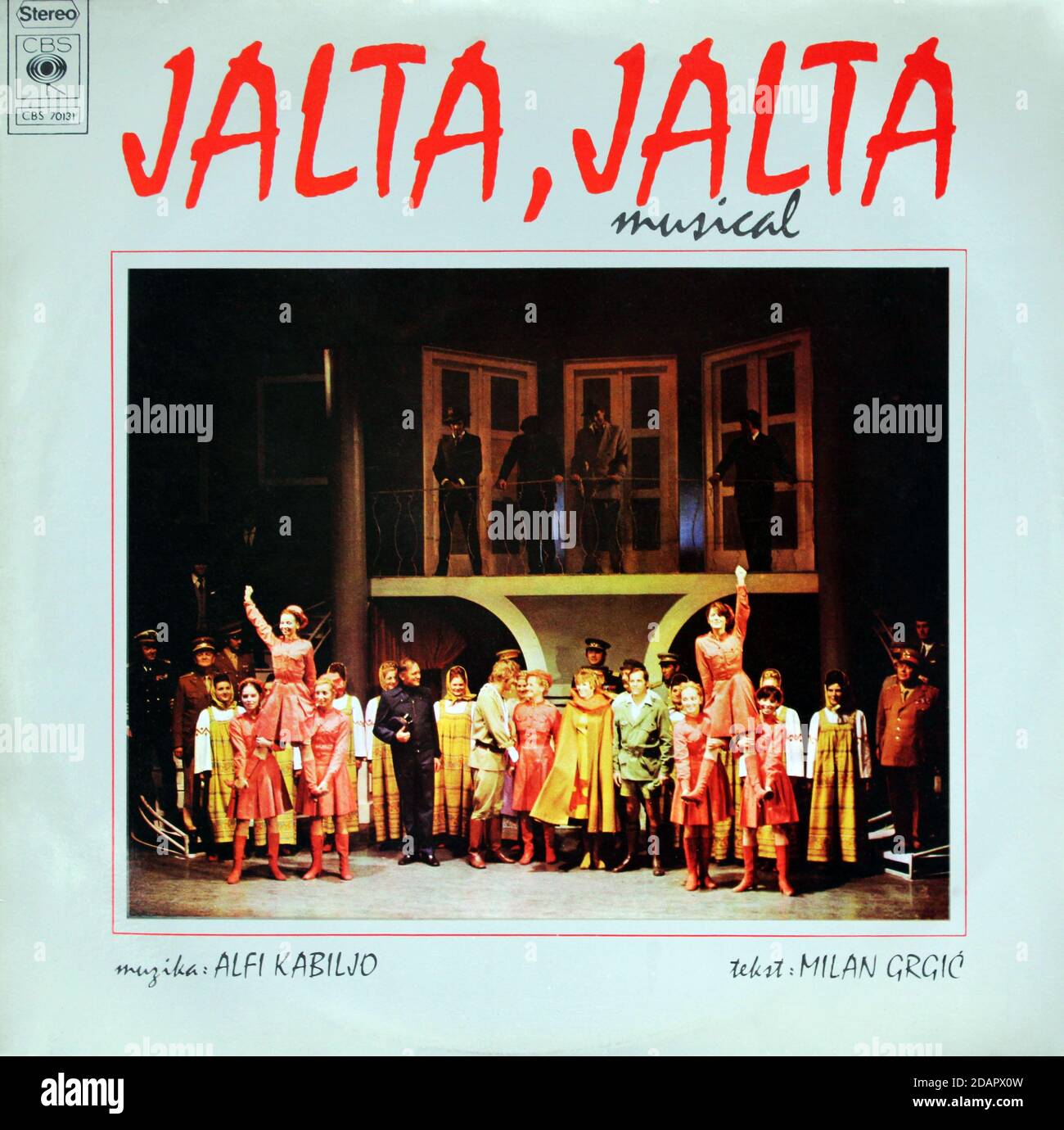 Jalta, Jalta, Musical, LP Frontcover Stockfoto