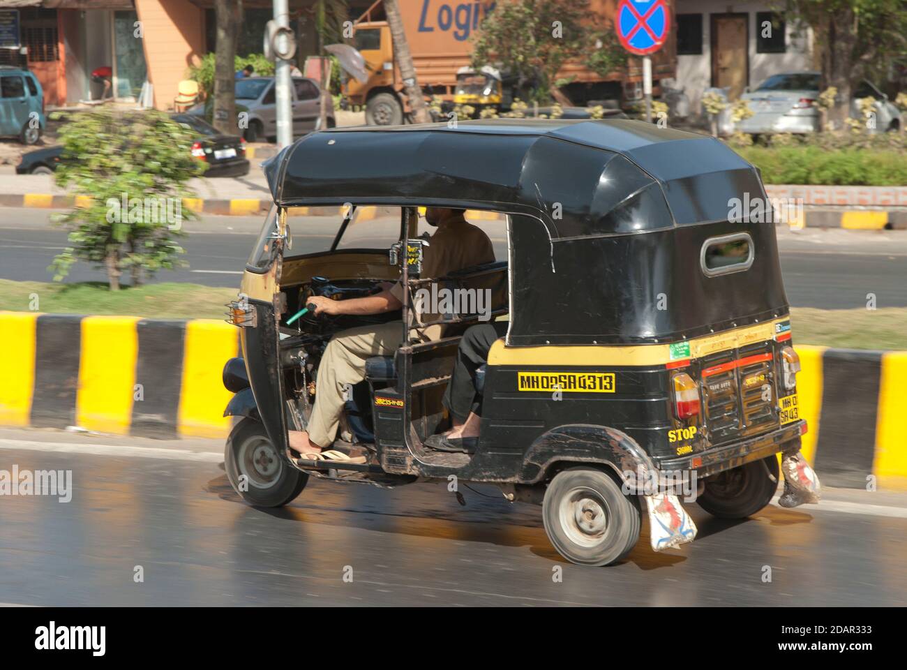 automatische Rikscha, Ott. Tuktuk, Indien Stockfoto