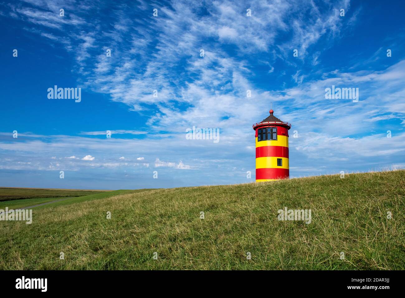 Leuchtturm Pilsum, Pilsum, Krummhoern, Ostfriesland, Niedersachsen Stockfoto