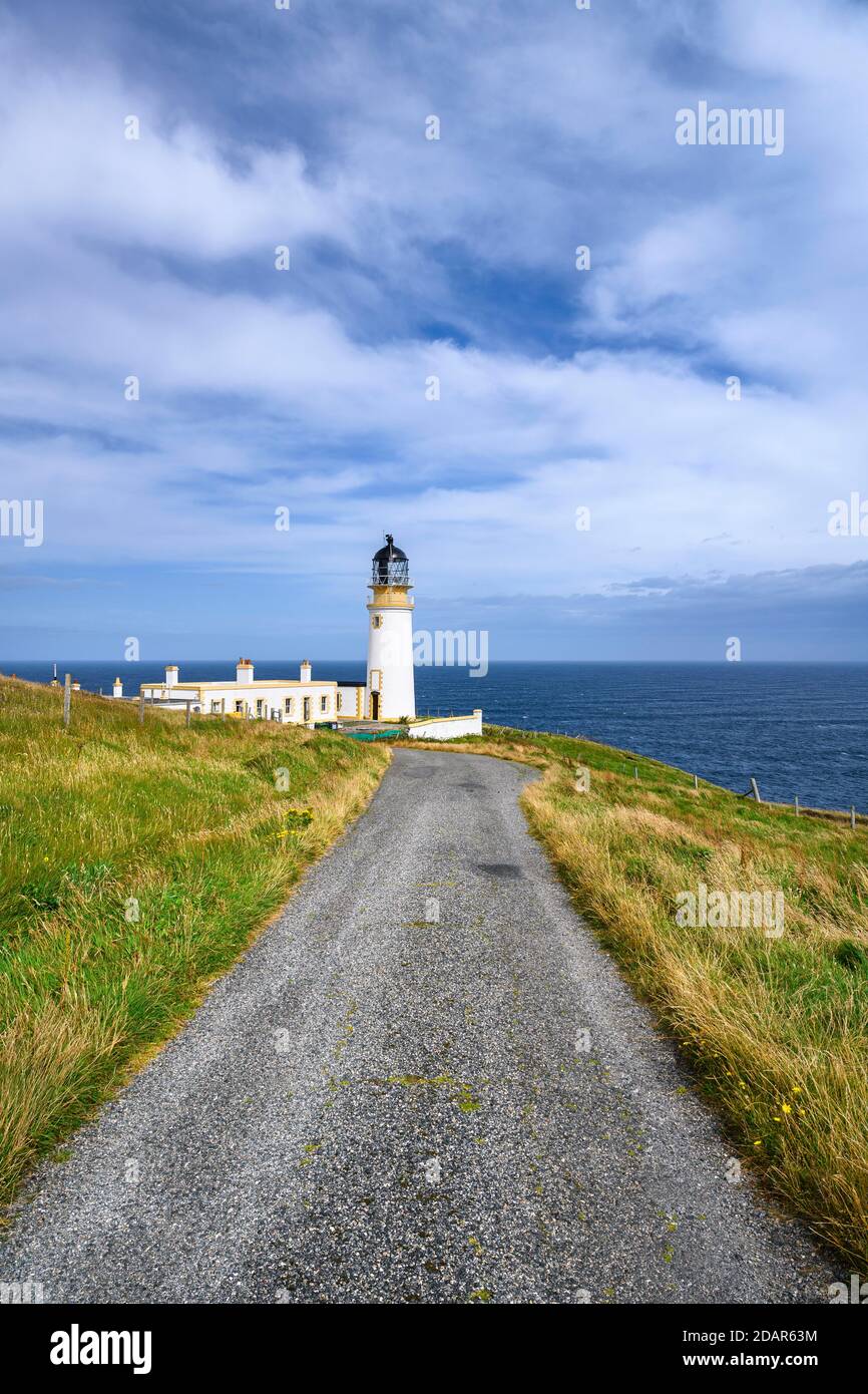 Tiumpan Head Lighthouse, Großbritannien, Lewis und Harris, Schottland Stockfoto