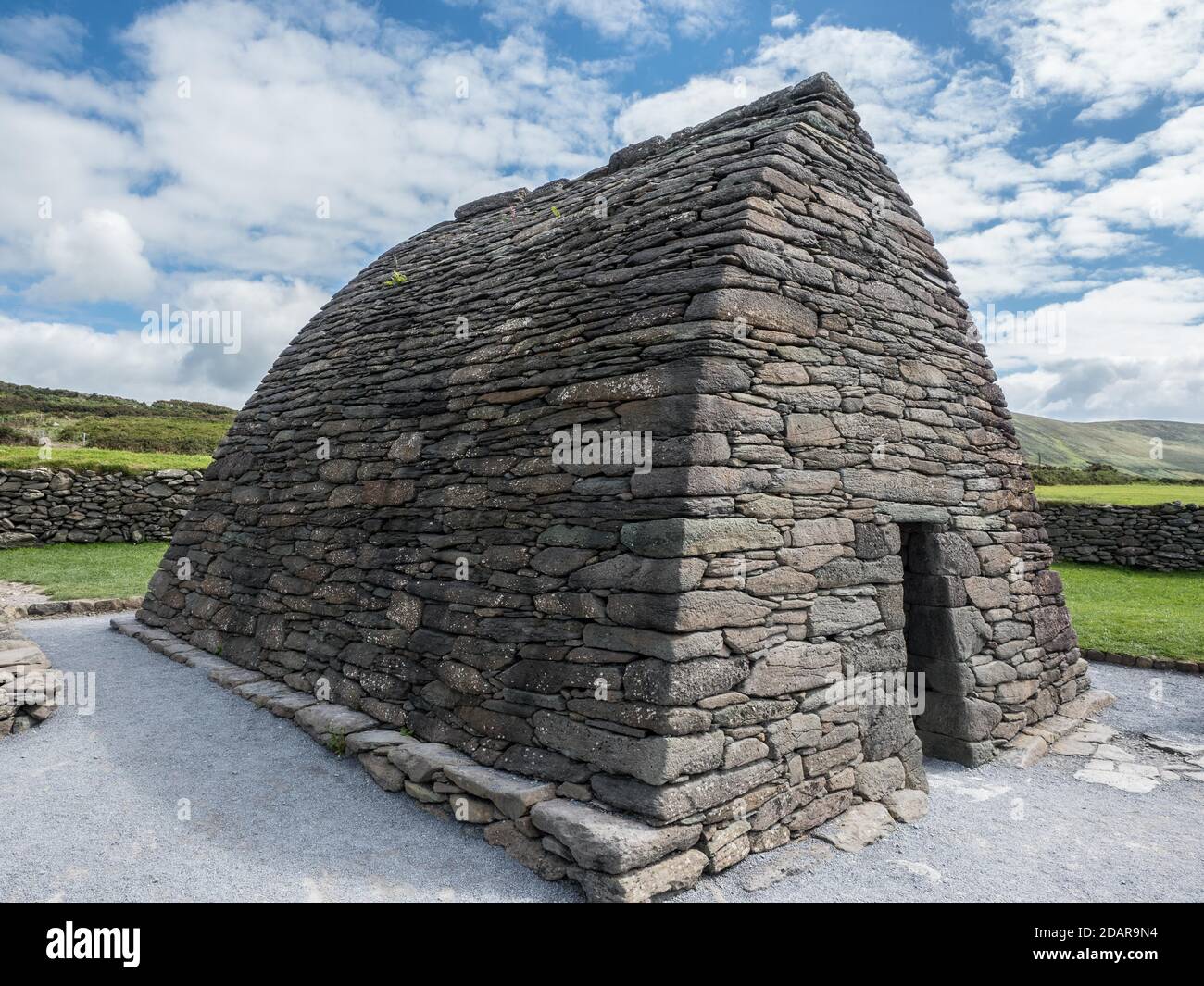 Gallarus Oratory, frühchristliche Kirche, Halbinsel Dingle, County Kerry, Irland Stockfoto