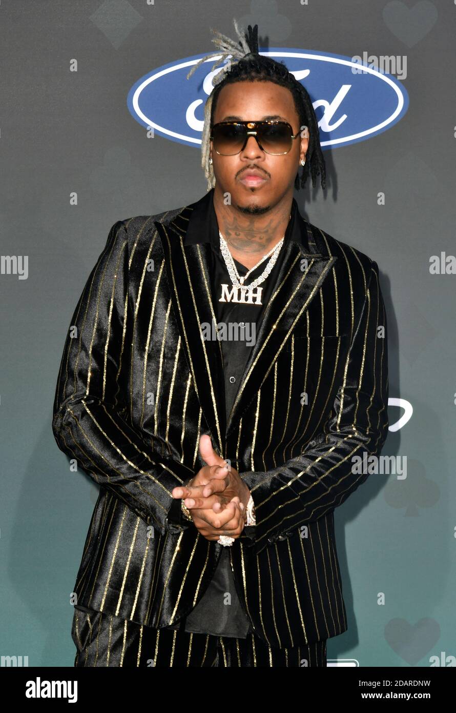 Las Vegas, NV, USA. November 2020. Jeremih bei den Soul Train Music Awards 2019 in der Orleans Arena in LasVegas, Nevada am 17. November 2019. Kredit: Damairs Carter/Media Punch/Alamy Live Nachrichten Stockfoto