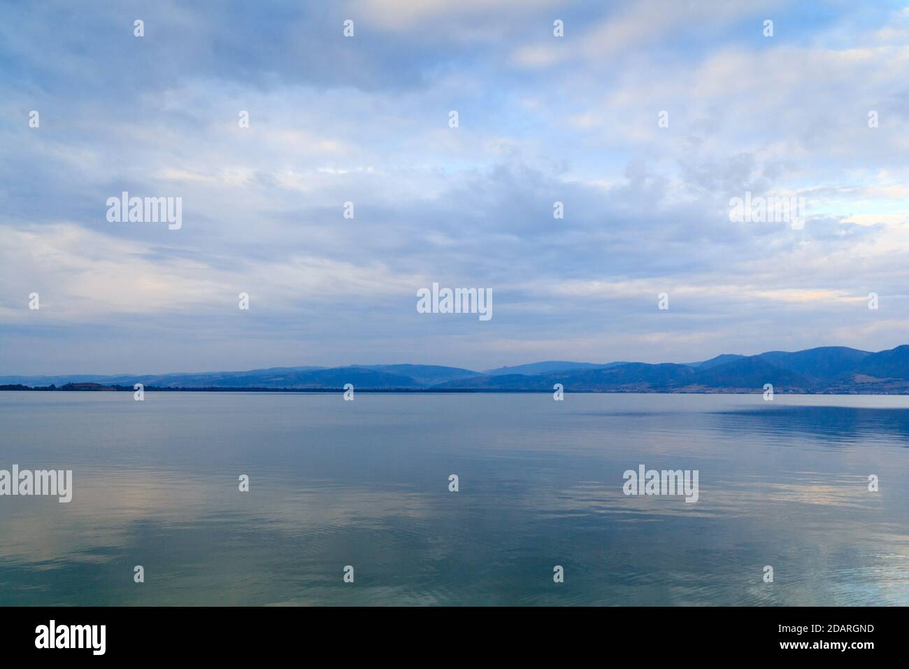 Die Donaulandschaft Stockfoto