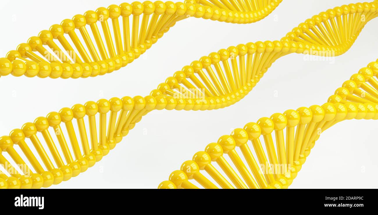 Medizinische Ästhetik Behandlung mit Wissenschaft mit DNA Helix Molekül Stockfoto