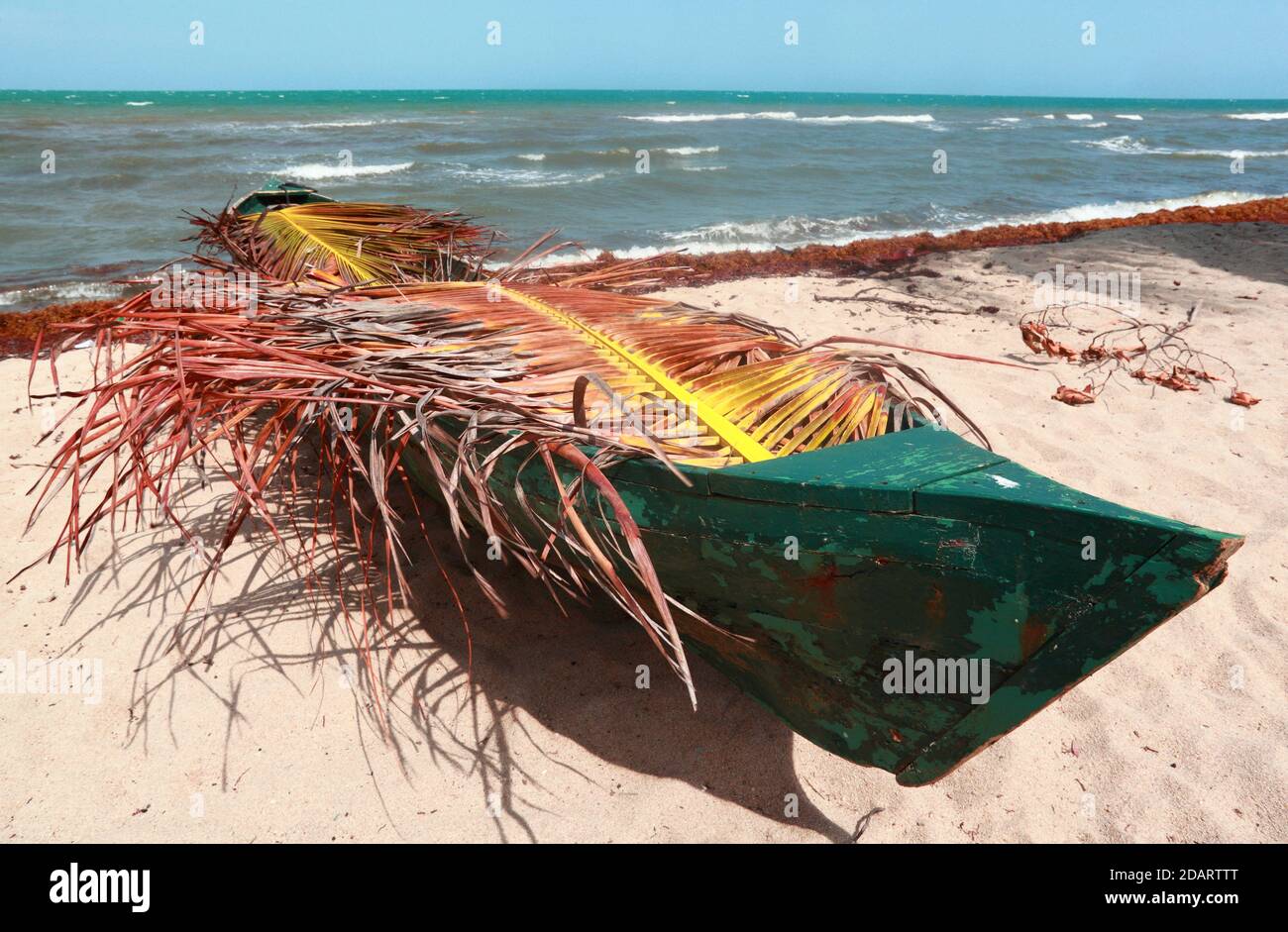 Boot in Belize Stockfoto