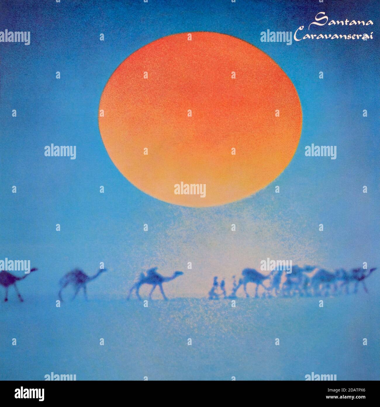 Santana - original Vinyl Album Cover - Caravanserai - 1972 Stockfoto