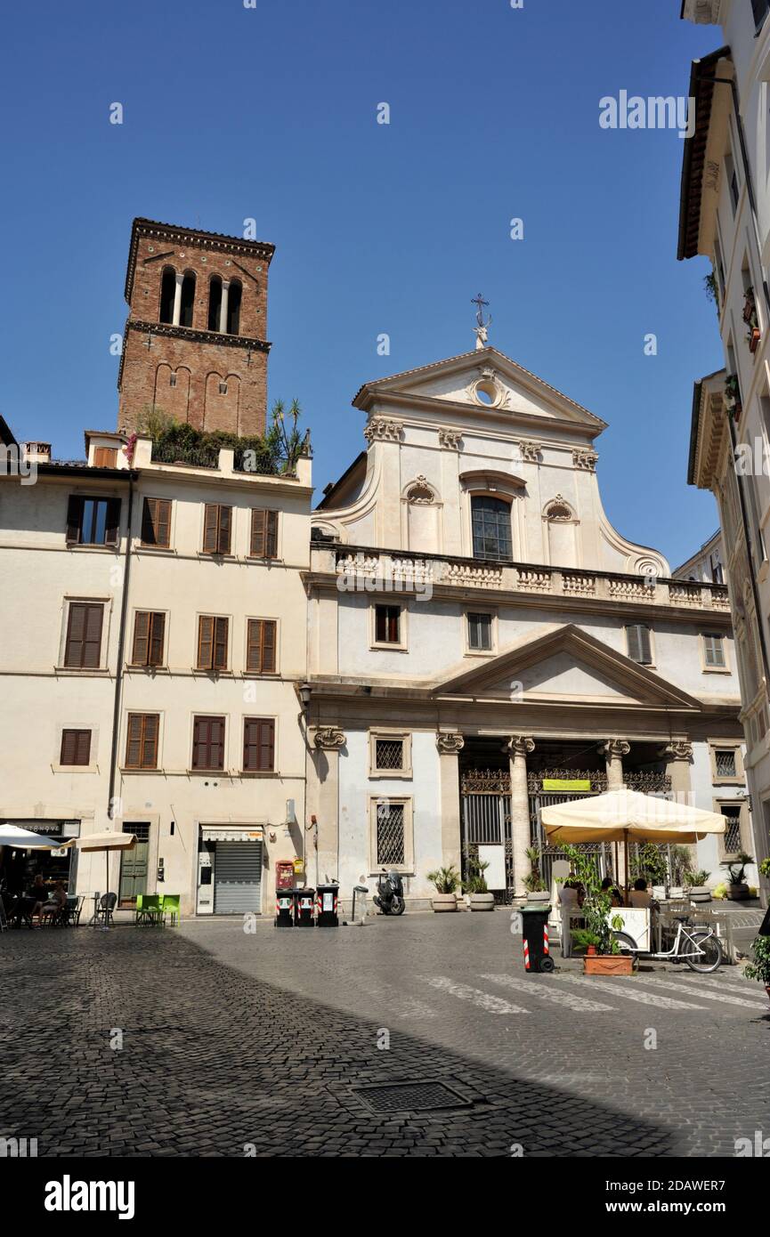 Basilica di Sant'Eustachio in Platana, Piazza Sant'Eustachio, Rom, Italien Stockfoto