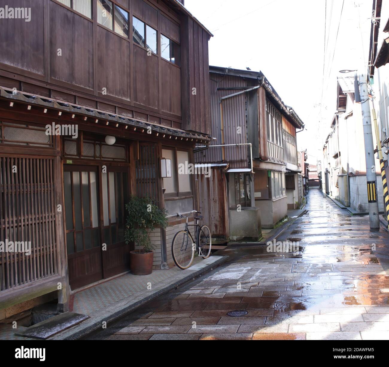 Higashi - Chaya, altes traditionelles Viertel in Kanazawa Stockfoto