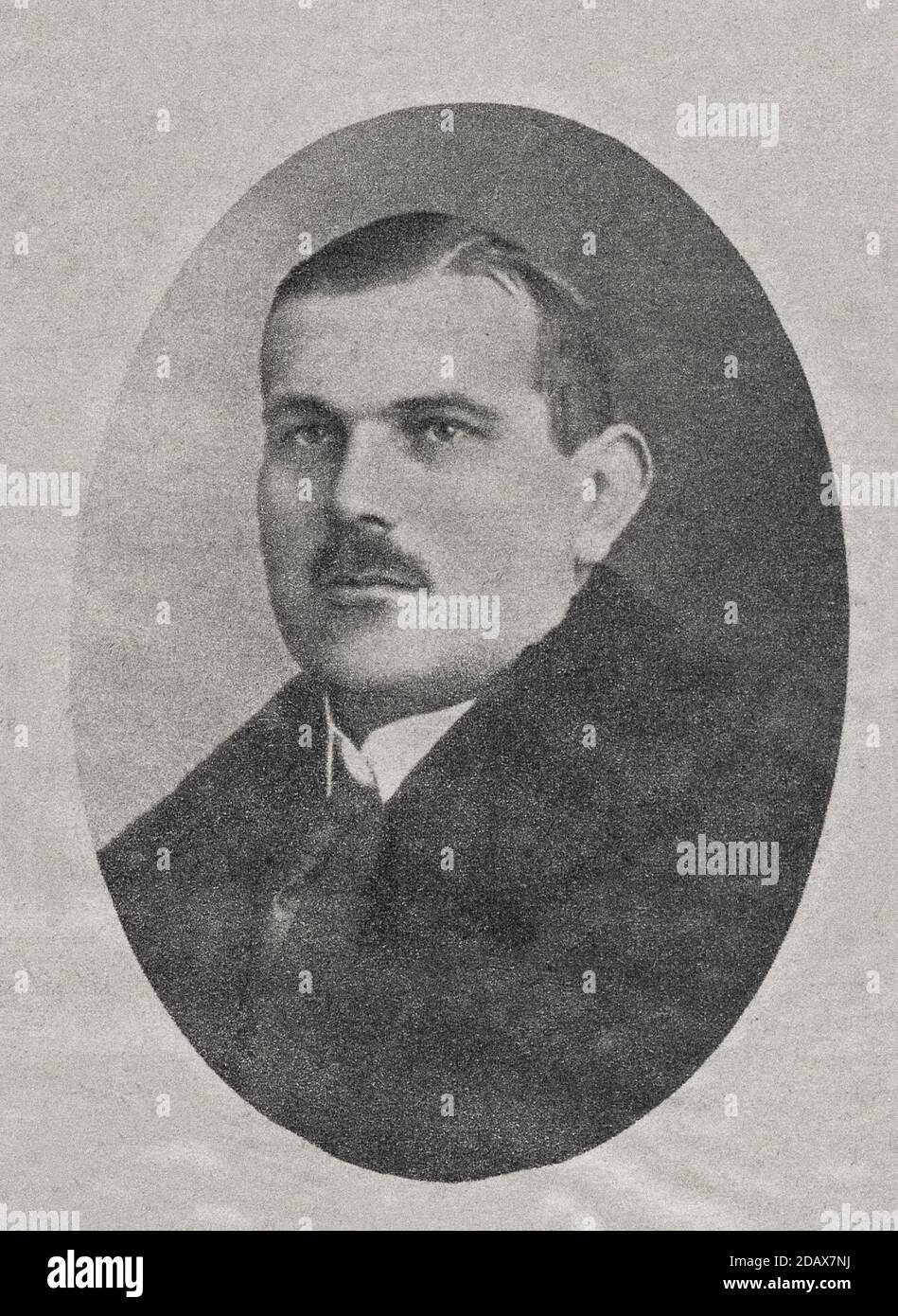 Stefan Przanowski, polnischer Minister für Lebensmittelkontrolle. 1918 Stockfoto