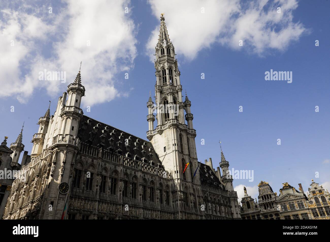 Abbildung zeigt das Rathaus Brussel - Bruxelles, Mittwoch, 19. September 2018. BELGA FOTO THIERRY ROGE Stockfoto