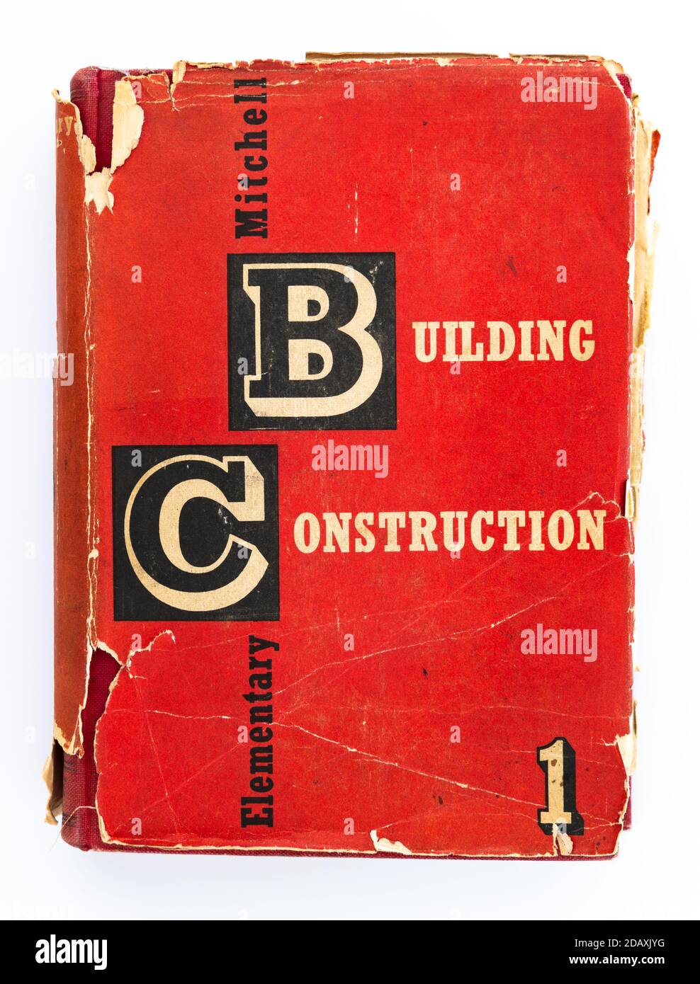 Elementary Building Construction Buch von 1956 von George A Mitchell Und EIN M Mitchell Stockfoto