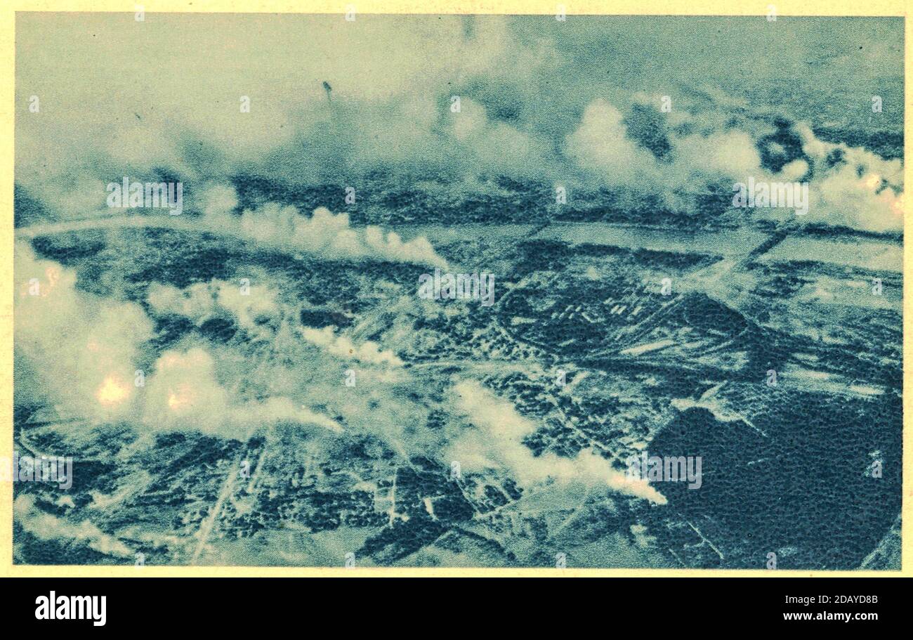 Kapitulation von Warsav. Der Belagerung ging ein umfangreicher Luftangriff der Luftwaffe voraus. Stockfoto