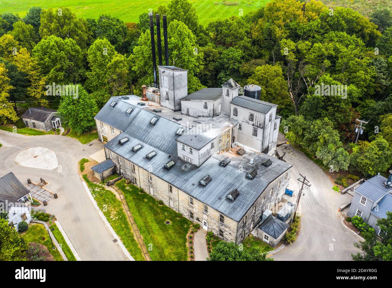 Woodford Reserve Bourbon Distillery, Versailles, Kentucky, USA Stockfoto