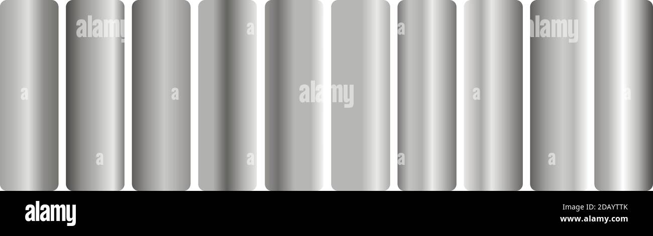 Textur Assembly Silber Metall mit Blendung Stock Vektor