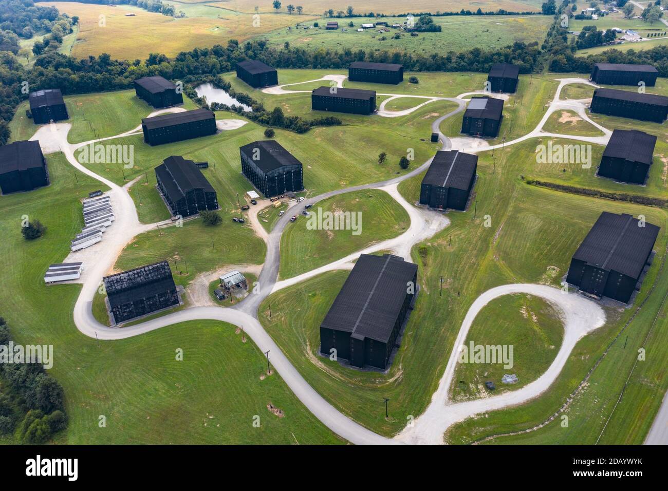 Hersteller Mark Bourbon Distillery, Loretto, Kentucky, USA Stockfoto