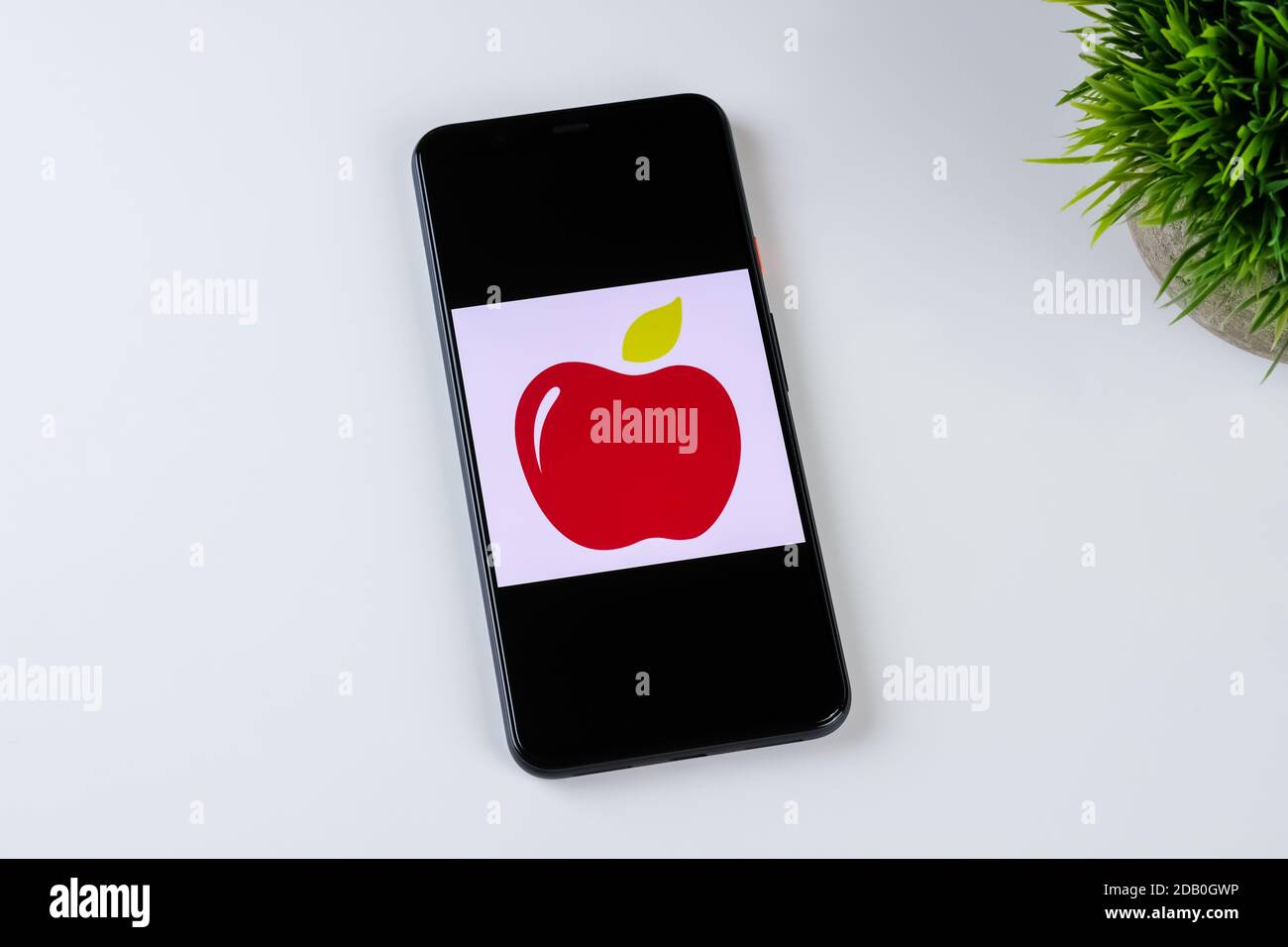 Applebees App-Logo auf einem Smartphone-Bildschirm. Stockfoto