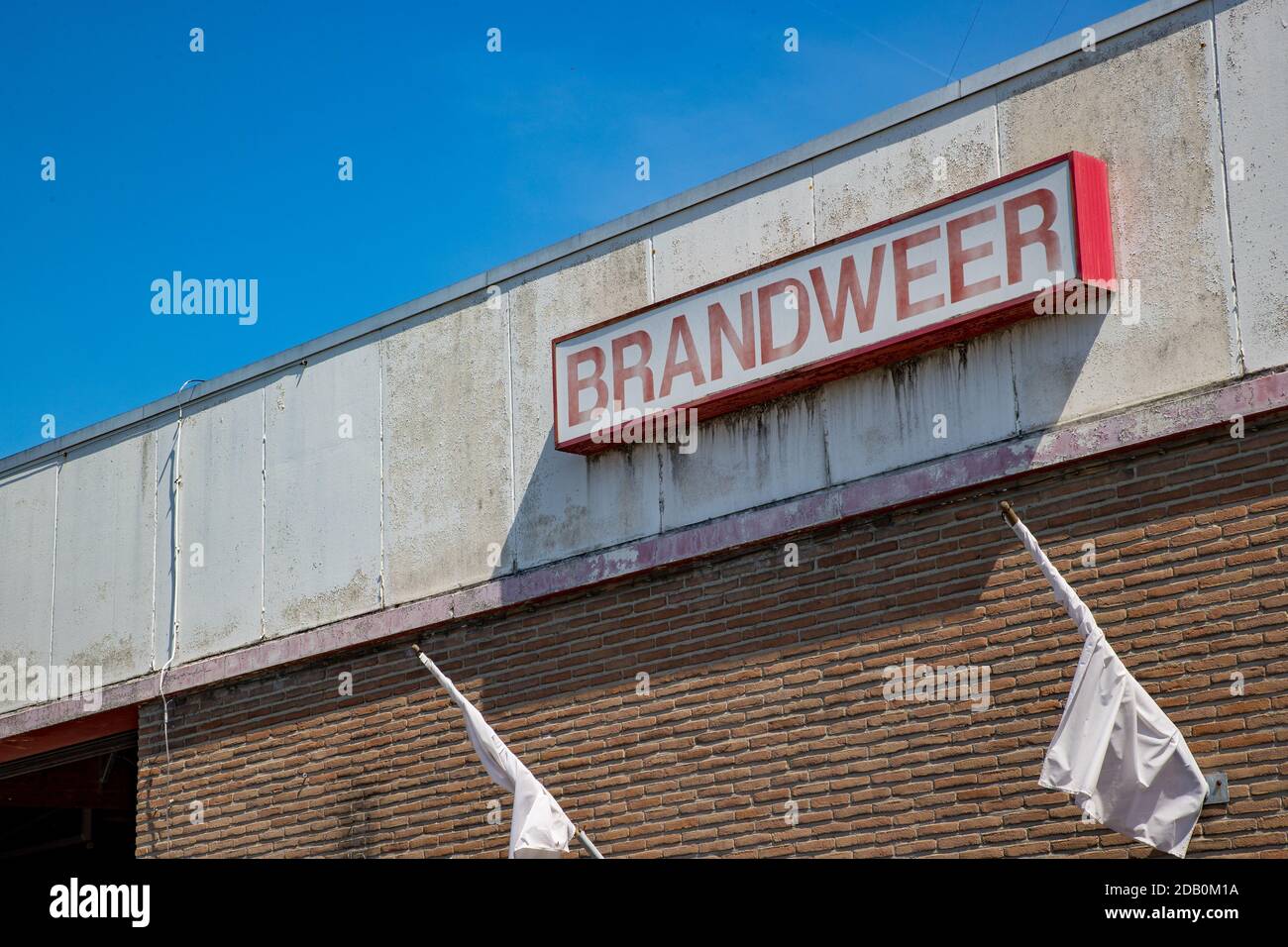 Abbildung Bild zeigt die Feuerwehrstation in Waregem, Donnerstag, 30. Juli 2020. BELGA FOTO KURT DESPLENTER Stockfoto