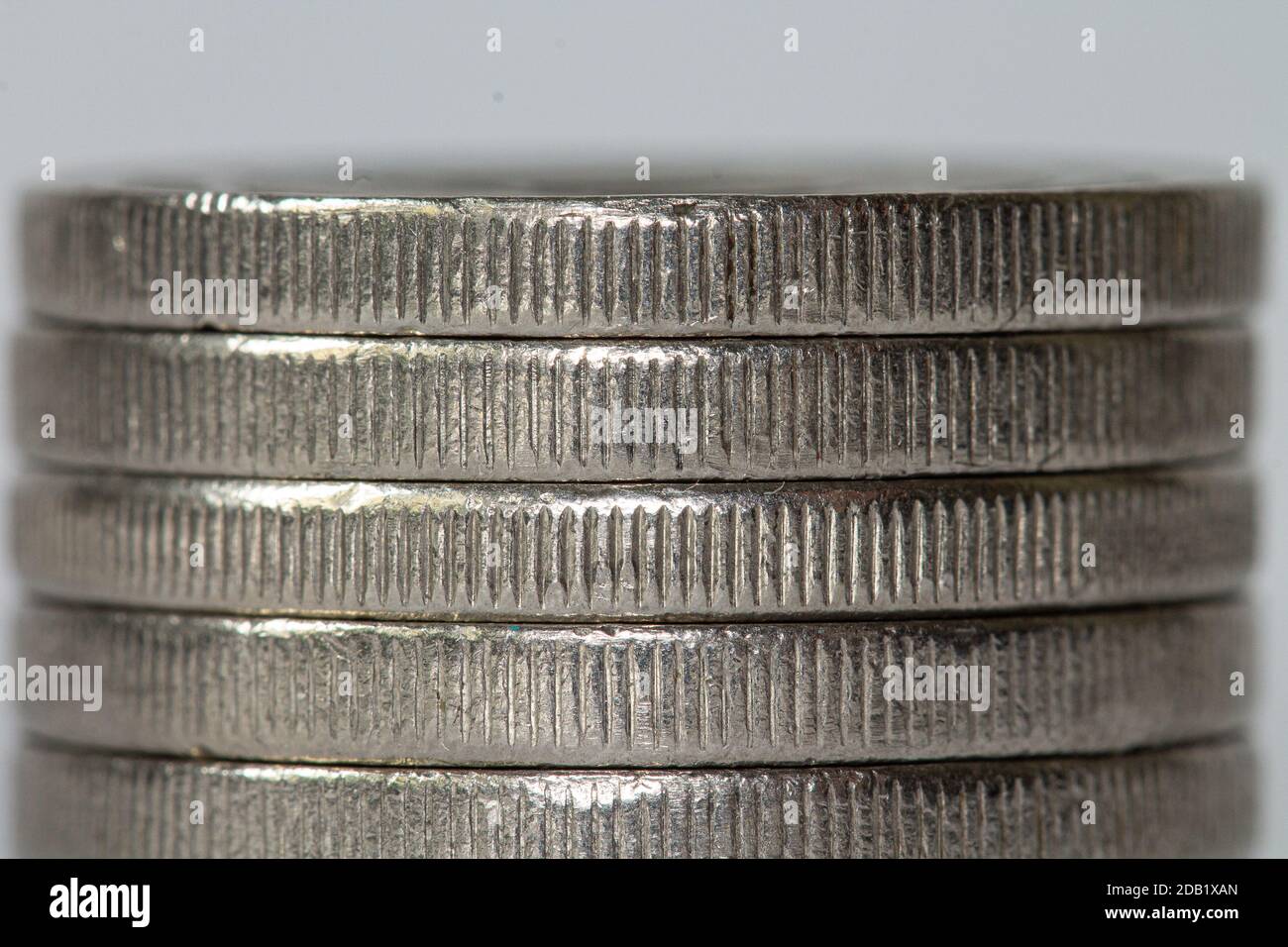 Nahaufnahme von 100 Forint, HUF Stockfoto