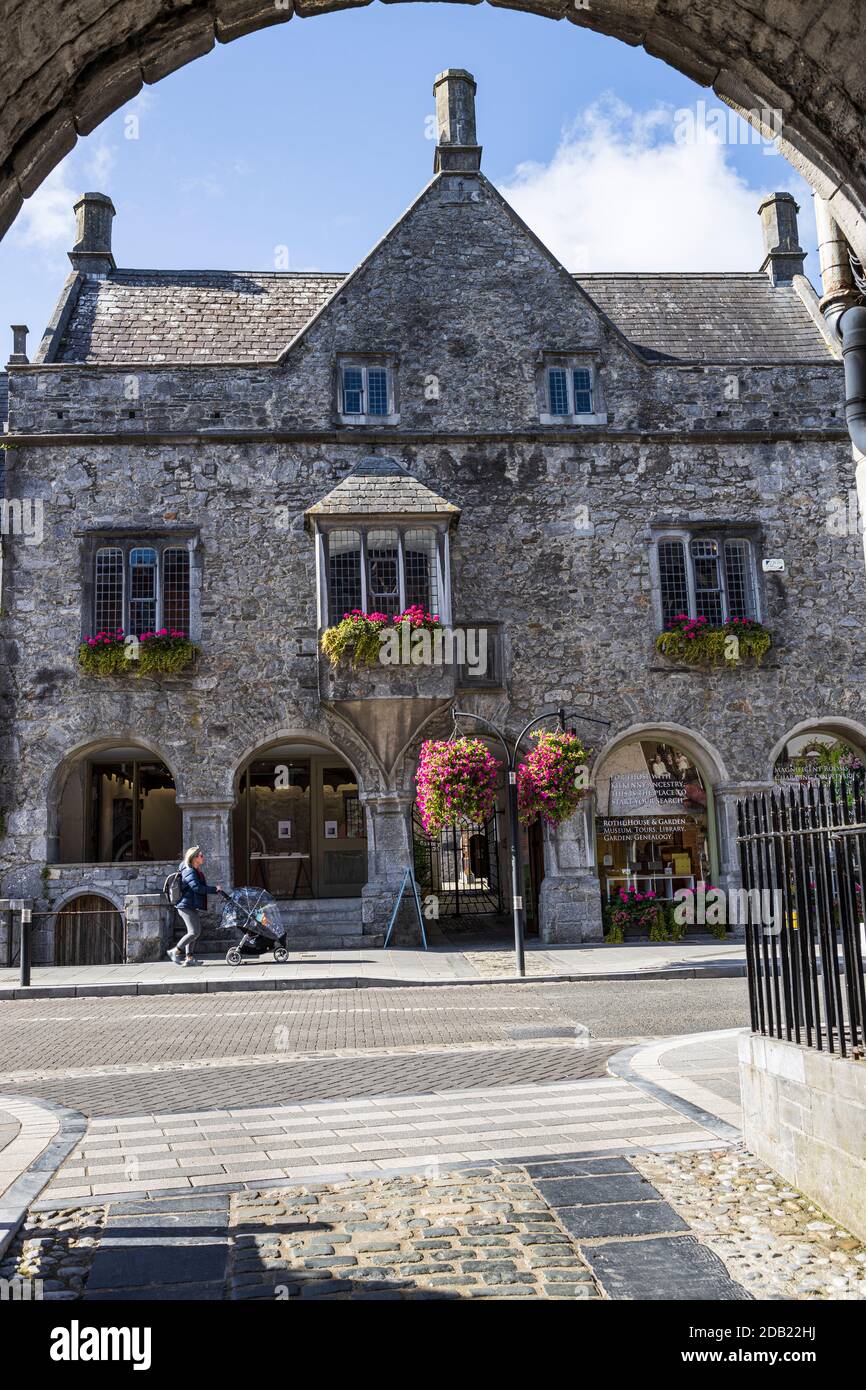 Rothe-Haus, Tudor-Gebäude und Museum in Kilkenny, County Kilkenny, Irland Stockfoto