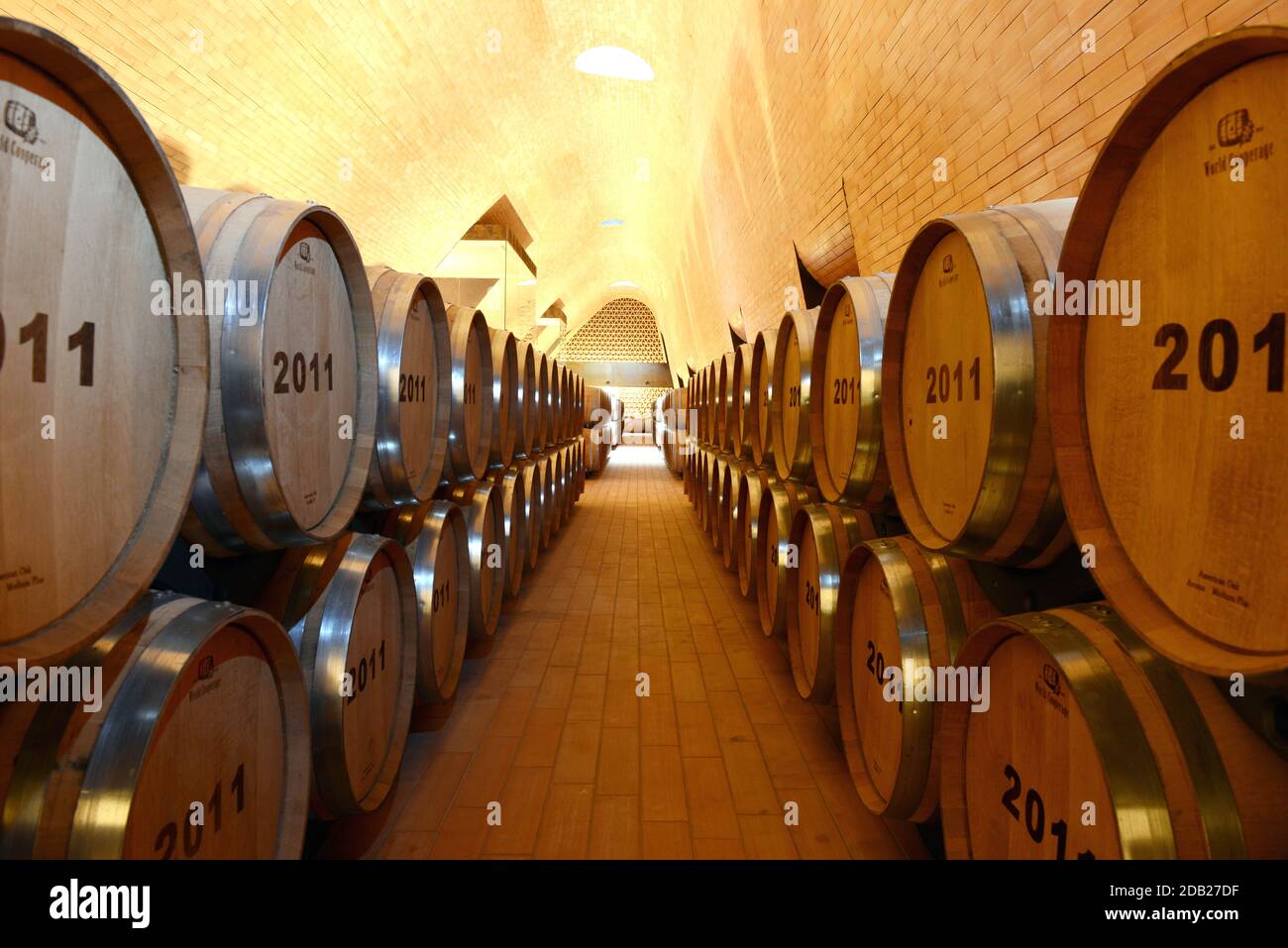 Italien, Bargino, 07. Mai 2019 : Cantina Antinori. Marchesi Antinori ist eine weltweit führende italienische Marke in der Weinindustrie. Foto © Sandro Michahelles Stockfoto