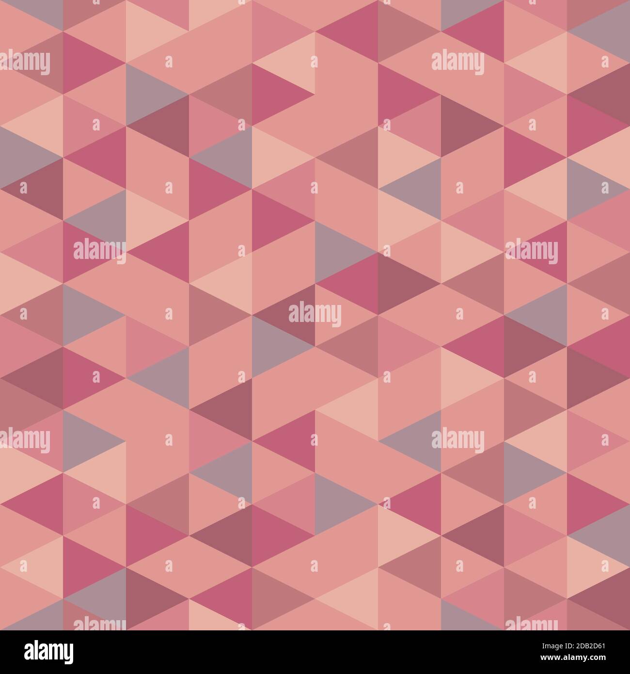 Nahtloses rosa Dreieck-Muster. Vektorhintergrund. Geometrische abstrakte Textur Stock Vektor