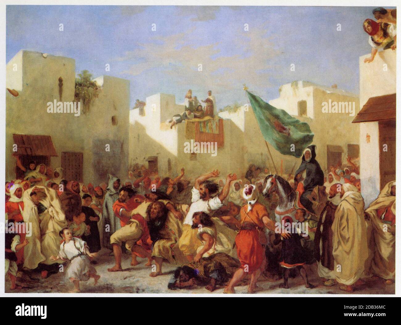 Eugène Delacroix. 1798-1863. Die Fanatiker von Tanger Stockfoto