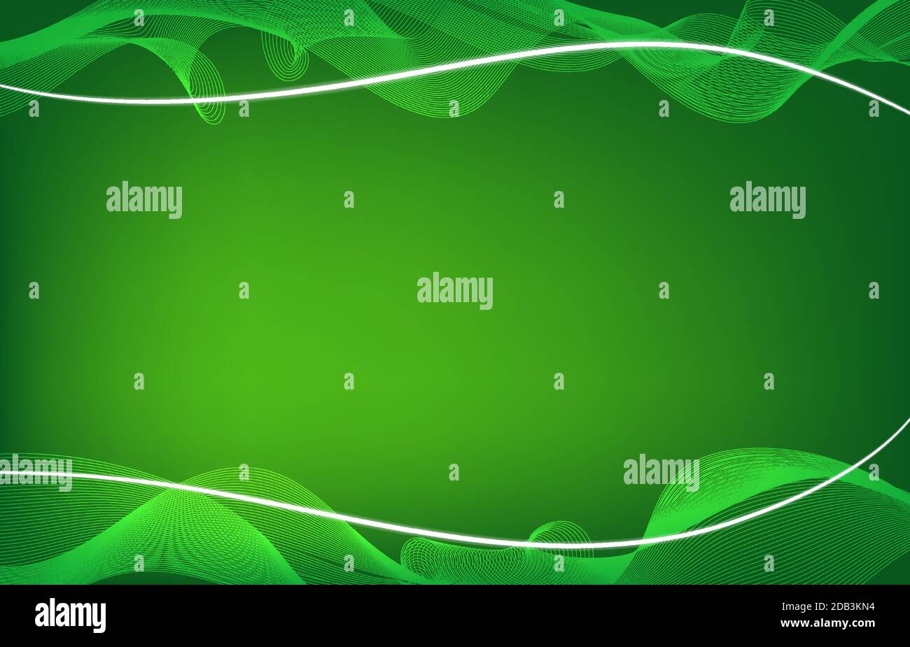 Abstrakte grüne Welle und Licht Layout Hintergrund Vektor Illustration Stock Vektor