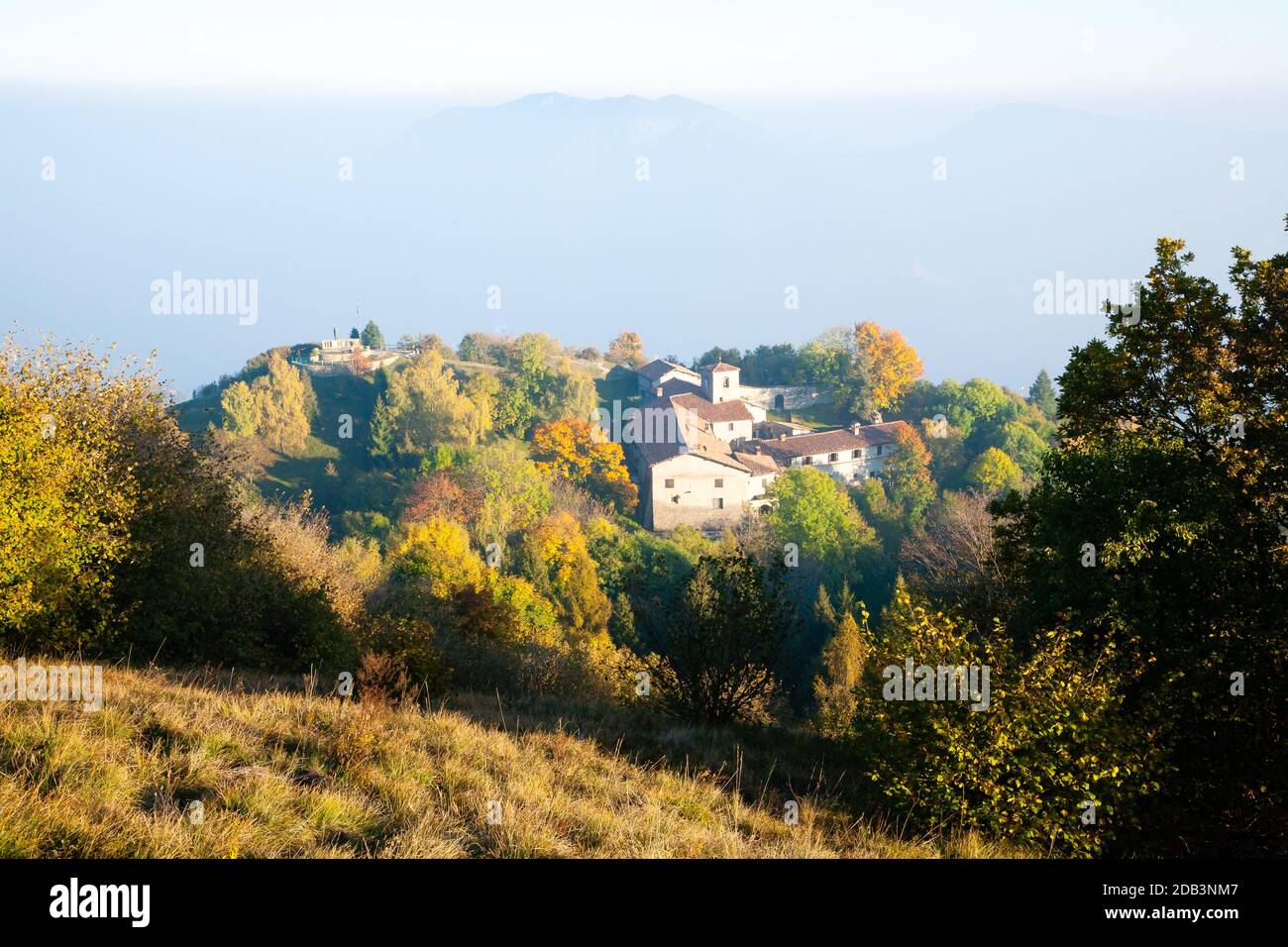 Einsiedelei von Conche, Trompia Tales, Brescia. Italien Alpen Sehenswürdigkeiten Stockfoto