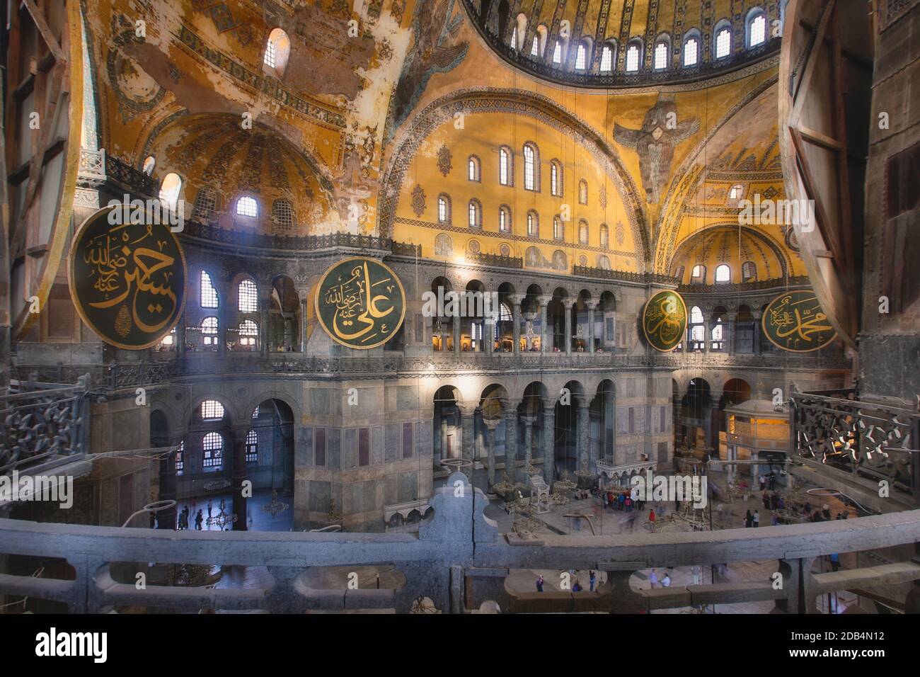 Istanbul, Türkei. Haghia Sophia oder Hagia Sophia oder Ayasofya. Erbaut als Kirche im 6. Jahrhundert, als Moschee von 1453, ein Museum von 1935 un Stockfoto