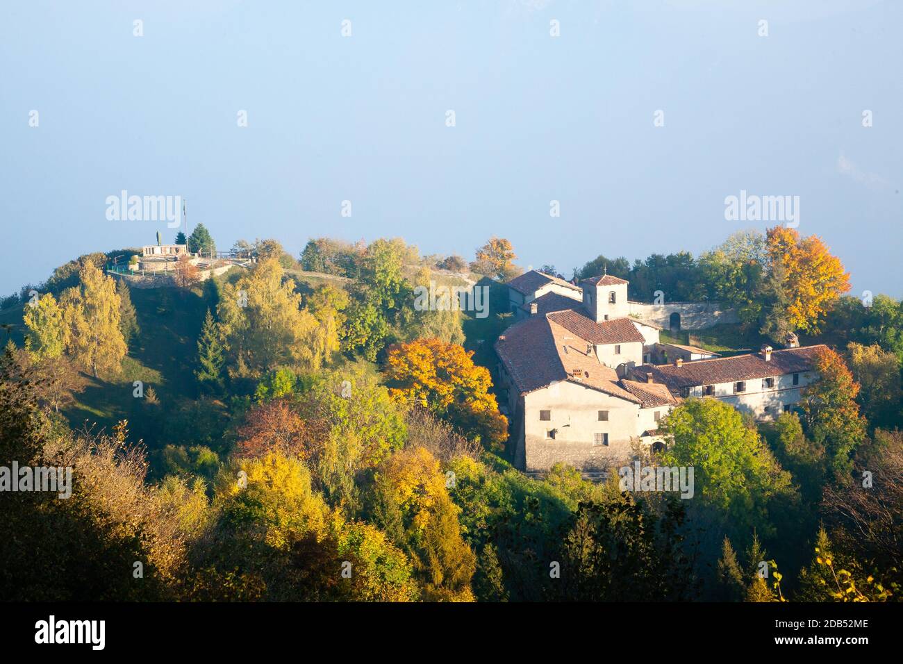 Einsiedelei von Conche, Trompia Tales, Brescia. Italien Alpen Sehenswürdigkeiten Stockfoto