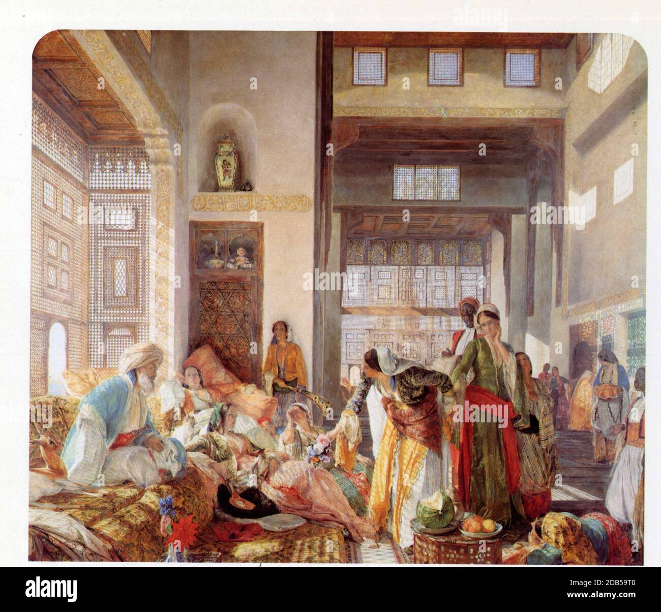 John Frederick Lewis 1805-1876. Eine Abgefangene Korrespondenz, Kairo Stockfoto