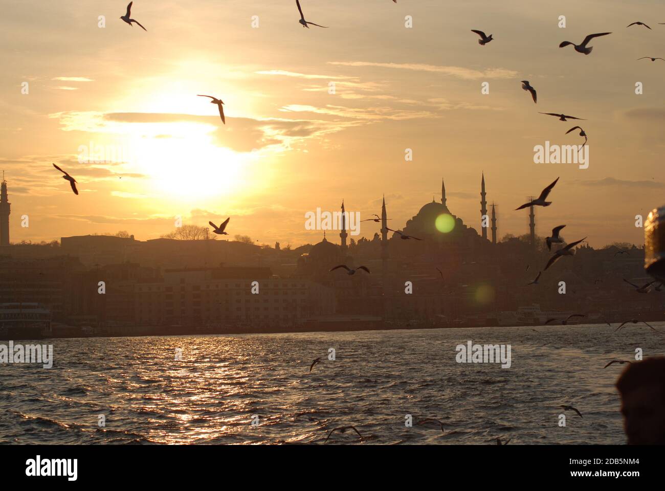 Mistische Stadt istanbul Stockfoto