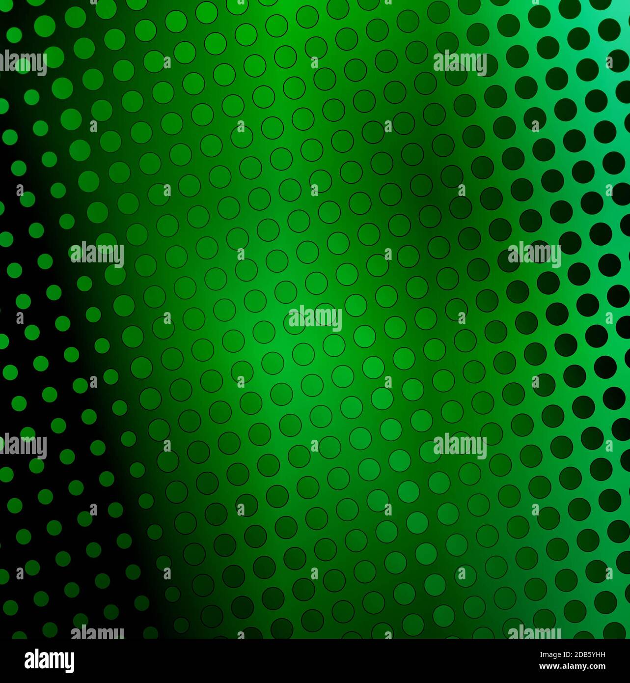 Abstrakt grüner Hintergrund mit Kreisen Stockfoto