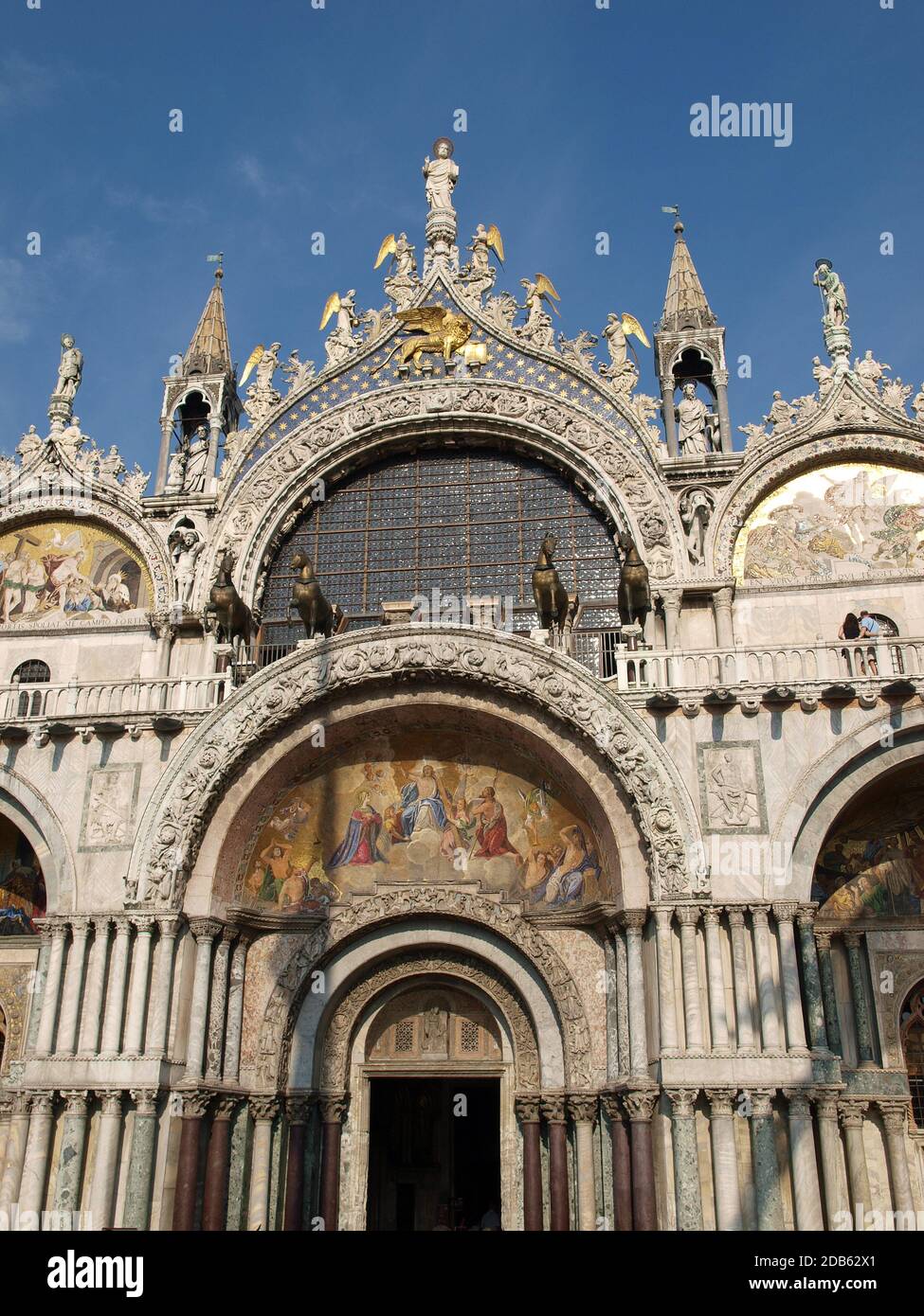 Venedig - die Basilika St Mark's Stockfoto