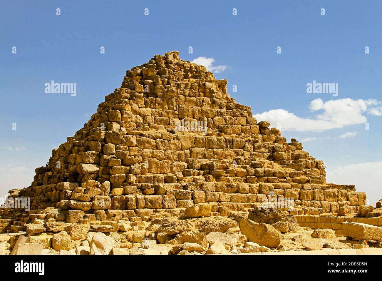 Königin Hetepheres Grab in der Nähe von Pyramiden in Gizeh Stockfoto