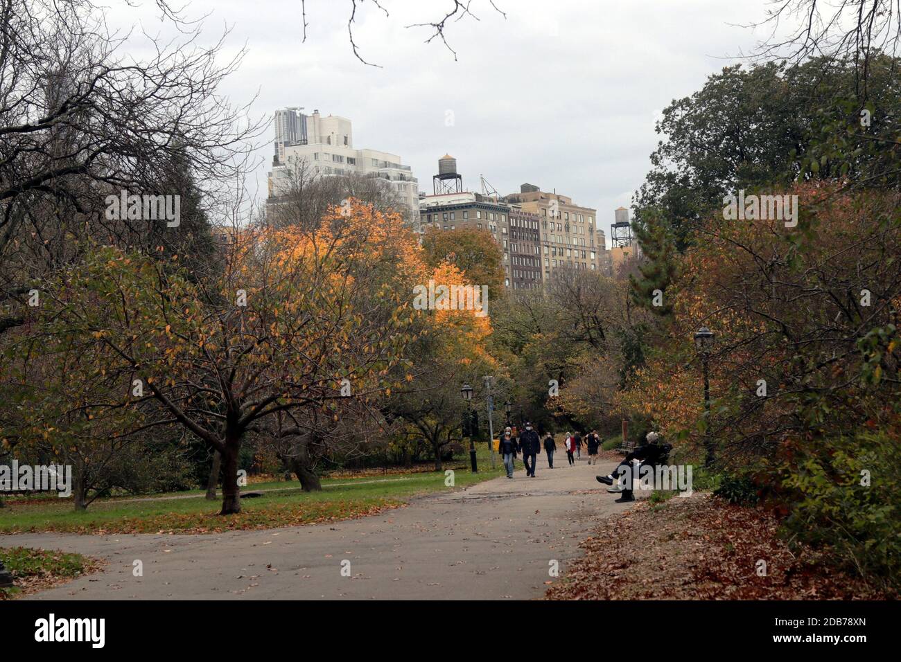 Riverside Park am Hudson River, New York, USA Stockfoto