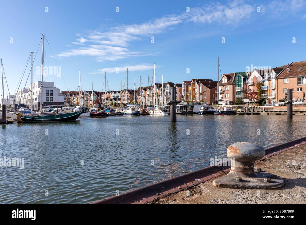 City-Marina in Cuxhaven, Deutschland Stockfoto