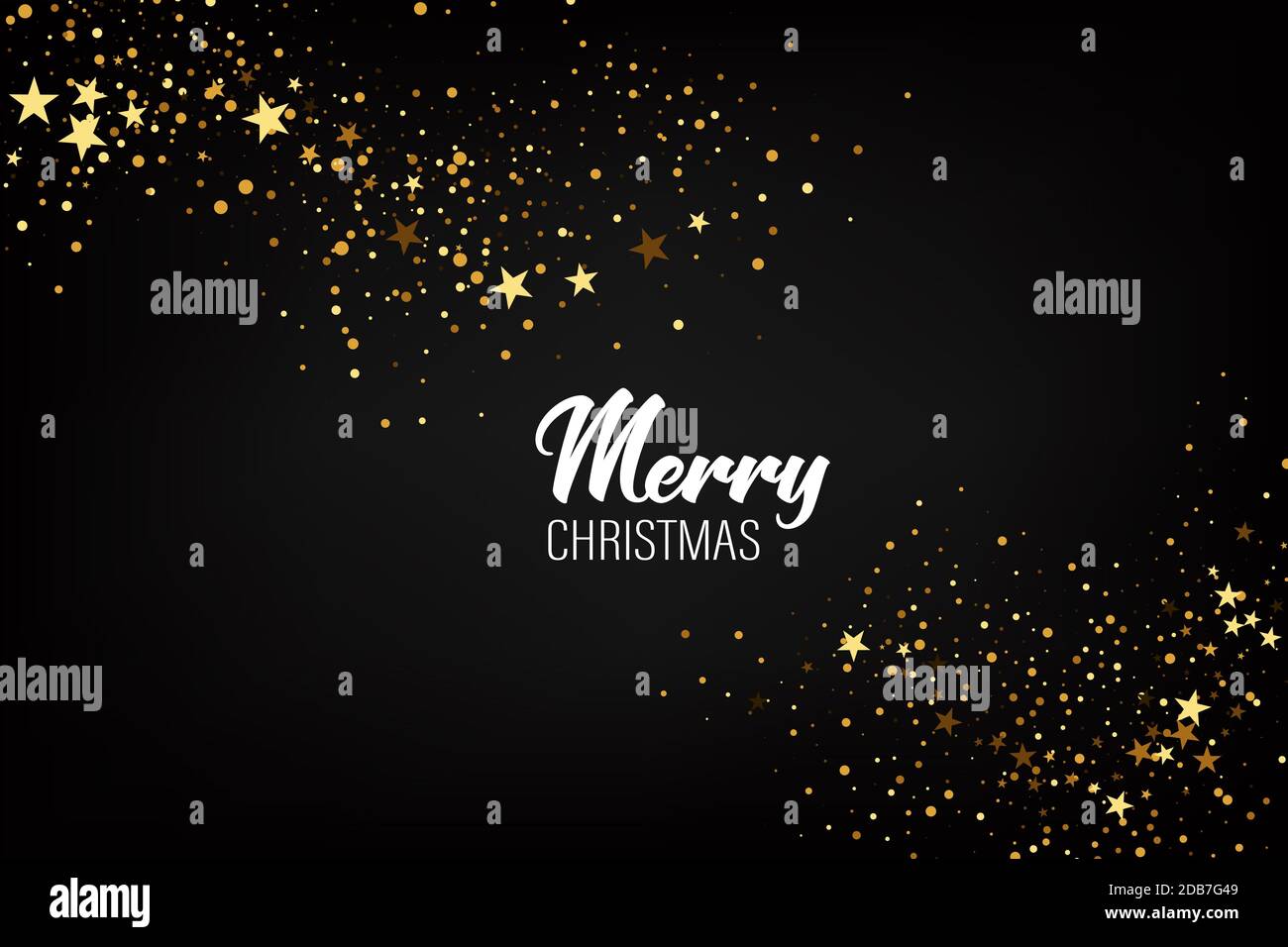 Be Merry Weihnachtsbanner Aus Glitzer – 2 Meter Lang, Schwarz, Für Winter- & Weihnachtsdeko