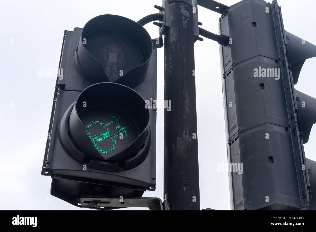 Gender-Ampel in London Stockfoto